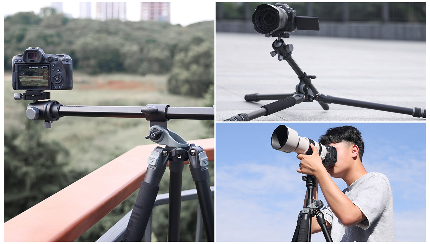 Ulanzi MT-59 Multifunction Aluminum Alloy Camera Monopod Tripod
